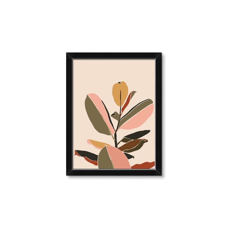 Picture of Color Block Leaves VI _GroupedProduct_Rectangle_Portrait_Framed_Matted_