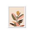 Picture of Color Block Leaves VI _GroupedProduct_Rectangle_Portrait_Framed_Matted_