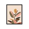 Picture of Color Block Leaves VI _GroupedProduct_Rectangle_Portrait_Framed_Matted_