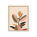 Picture of Color Block Leaves VI _GroupedProduct_Rectangle_Portrait_Framed_Matted_
