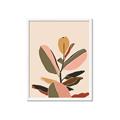 Picture of Color Block Leaves VI _GroupedProduct_Rectangle_Portrait_Framed_Matted_