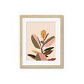 Picture of Color Block Leaves VI _GroupedProduct_Rectangle_Portrait_Framed_Matted_