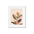 Picture of Color Block Leaves VI _GroupedProduct_Rectangle_Portrait_Framed_Matted_