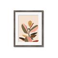Picture of Color Block Leaves VI _GroupedProduct_Rectangle_Portrait_Framed_Matted_