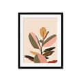 Picture of Color Block Leaves VI _GroupedProduct_Rectangle_Portrait_Framed_Matted_