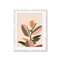 Picture of Color Block Leaves VI _GroupedProduct_Rectangle_Portrait_Framed_Matted_