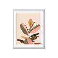 Picture of Color Block Leaves VI _GroupedProduct_Rectangle_Portrait_Framed_Matted_