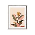 Picture of Color Block Leaves VI _GroupedProduct_Rectangle_Portrait_Framed_Matted_