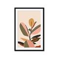 Picture of Color Block Leaves VI _GroupedProduct_Rectangle_Portrait_Framed_Matted_