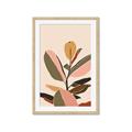 Picture of Color Block Leaves VI _GroupedProduct_Rectangle_Portrait_Framed_Matted_