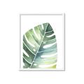 Picture of Tropical Leaf II _GroupedProduct_Rectangle_Portrait_Framed_Matted_