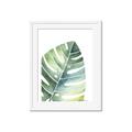 Picture of Tropical Leaf II _GroupedProduct_Rectangle_Portrait_Framed_Matted_