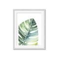Picture of Tropical Leaf II _GroupedProduct_Rectangle_Portrait_Framed_Matted_