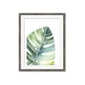 Picture of Tropical Leaf II _GroupedProduct_Rectangle_Portrait_Framed_Matted_