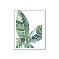 Picture of Tropical Leaf IV _GroupedProduct_Rectangle_Portrait_Framed_Matted_
