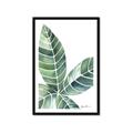 Picture of Tropical Leaf IV _GroupedProduct_Rectangle_Portrait_Framed_Matted_