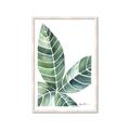 Picture of Tropical Leaf IV _GroupedProduct_Rectangle_Portrait_Framed_Matted_