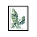 Picture of Tropical Leaf IV _GroupedProduct_Rectangle_Portrait_Framed_Matted_
