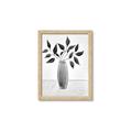 Picture of Black Vase Botanical I _GroupedProduct_Rectangle_Portrait_Framed_Matted_