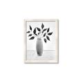 Picture of Black Vase Botanical I _GroupedProduct_Rectangle_Portrait_Framed_Matted_