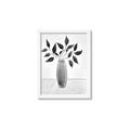Picture of Black Vase Botanical I _GroupedProduct_Rectangle_Portrait_Framed_Matted_