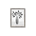 Picture of Black Vase Botanical I _GroupedProduct_Rectangle_Portrait_Framed_Matted_