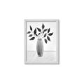 Picture of Black Vase Botanical I _GroupedProduct_Rectangle_Portrait_Framed_Matted_