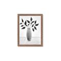 Picture of Black Vase Botanical I _GroupedProduct_Rectangle_Portrait_Framed_Matted_
