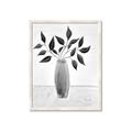 Picture of Black Vase Botanical I _GroupedProduct_Rectangle_Portrait_Framed_Matted_