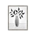 Picture of Black Vase Botanical I _GroupedProduct_Rectangle_Portrait_Framed_Matted_