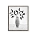 Picture of Black Vase Botanical I _GroupedProduct_Rectangle_Portrait_Framed_Matted_