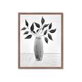 Picture of Black Vase Botanical I _GroupedProduct_Rectangle_Portrait_Framed_Matted_