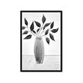 Picture of Black Vase Botanical I _GroupedProduct_Rectangle_Portrait_Framed_Matted_
