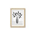 Picture of Black Vase Botanical I _GroupedProduct_Rectangle_Portrait_Framed_Matted_
