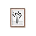 Picture of Black Vase Botanical I _GroupedProduct_Rectangle_Portrait_Framed_Matted_