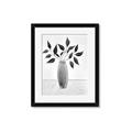Picture of Black Vase Botanical I _GroupedProduct_Rectangle_Portrait_Framed_Matted_