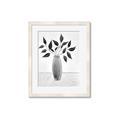 Picture of Black Vase Botanical I _GroupedProduct_Rectangle_Portrait_Framed_Matted_
