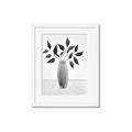 Picture of Black Vase Botanical I _GroupedProduct_Rectangle_Portrait_Framed_Matted_