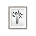 Picture of Black Vase Botanical I _GroupedProduct_Rectangle_Portrait_Framed_Matted_