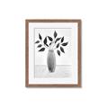 Picture of Black Vase Botanical I _GroupedProduct_Rectangle_Portrait_Framed_Matted_