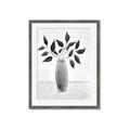 Picture of Black Vase Botanical I _GroupedProduct_Rectangle_Portrait_Framed_Matted_