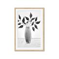 Picture of Black Vase Botanical I _GroupedProduct_Rectangle_Portrait_Framed_Matted_