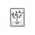 Picture of Black Vase Botanical II _GroupedProduct_Rectangle_Portrait_Framed_Matted_