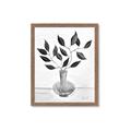 Picture of Black Vase Botanical II _GroupedProduct_Rectangle_Portrait_Framed_Matted_