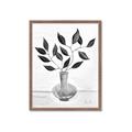 Picture of Black Vase Botanical II _GroupedProduct_Rectangle_Portrait_Framed_Matted_
