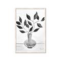 Picture of Black Vase Botanical II _GroupedProduct_Rectangle_Portrait_Framed_Matted_