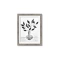 Picture of Black Vase Botanical II _GroupedProduct_Rectangle_Portrait_Framed_Matted_