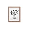 Picture of Black Vase Botanical II _GroupedProduct_Rectangle_Portrait_Framed_Matted_
