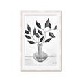 Picture of Black Vase Botanical II _GroupedProduct_Rectangle_Portrait_Framed_Matted_