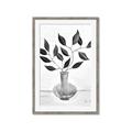 Picture of Black Vase Botanical II _GroupedProduct_Rectangle_Portrait_Framed_Matted_